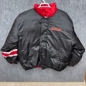 Vintage Starter Duck Down puffer coat University of Maryland size L Reversible